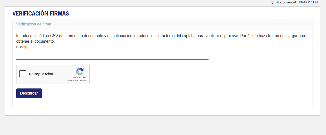 Plataforma de verificación de Verifirma